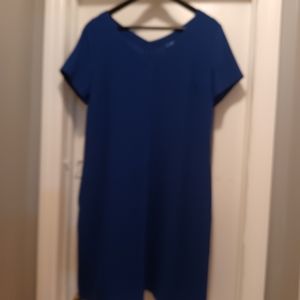 Blue short sleeve dress size medium
